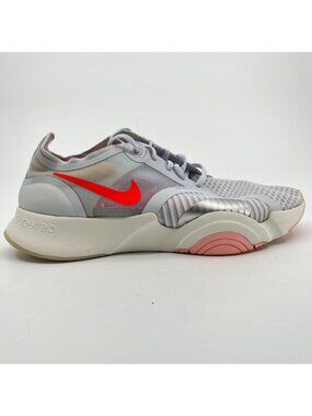 Nike SuperRep Go Womens Size 9 Football Gray Red Athletic Running Shoes Sneakers